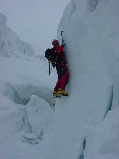 Ryan Icebouldering