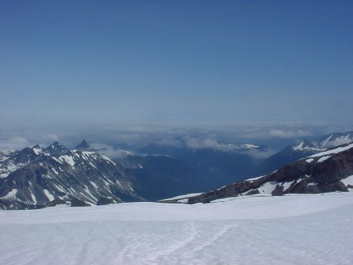 View down valley