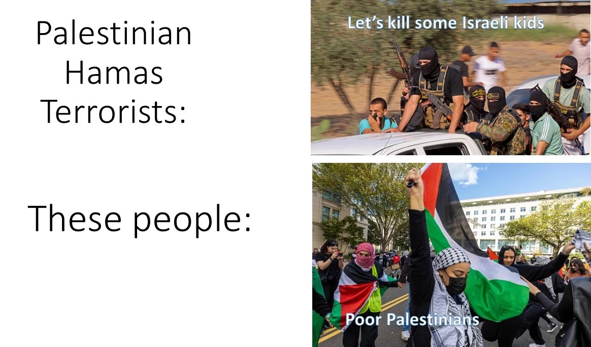 October 7th Protest Meme